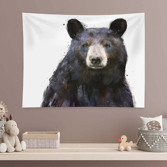 Black Bear Tapestry