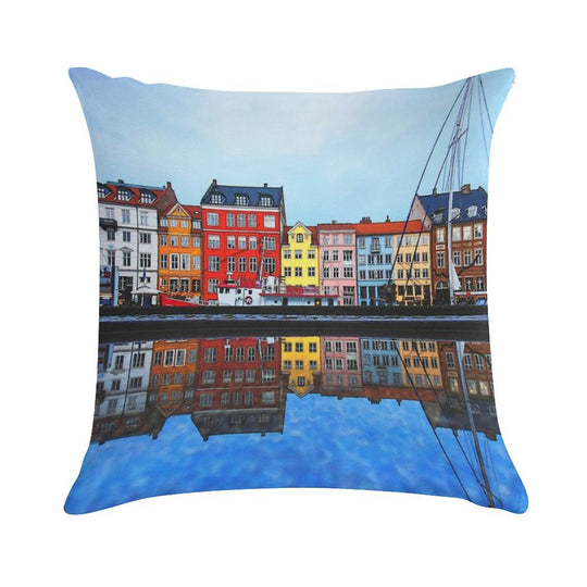 Copenhagen City Soft Multiple Sizes Throw Pillow