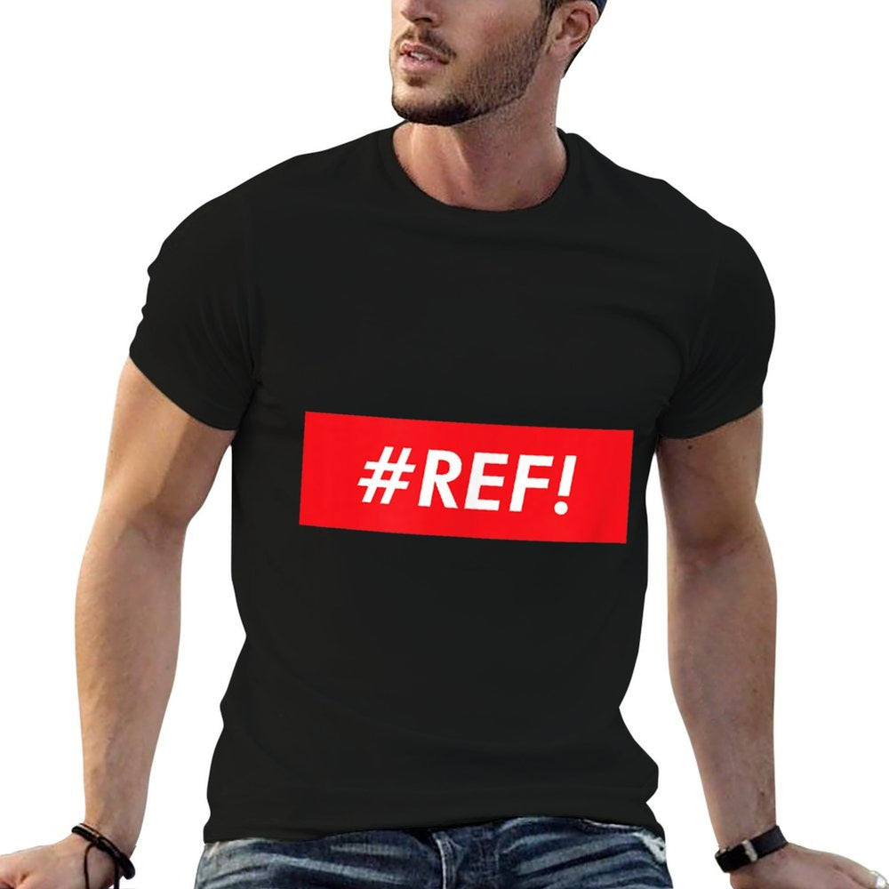 #REF! - Excel Reference Error Meme  Oversized Silhouette T-Shirt
