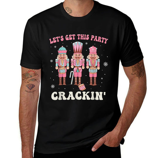 Lets Get This Party Crackin Nutcracker Pajamas Girl Kid  Eco-friendly Material T-Shirt