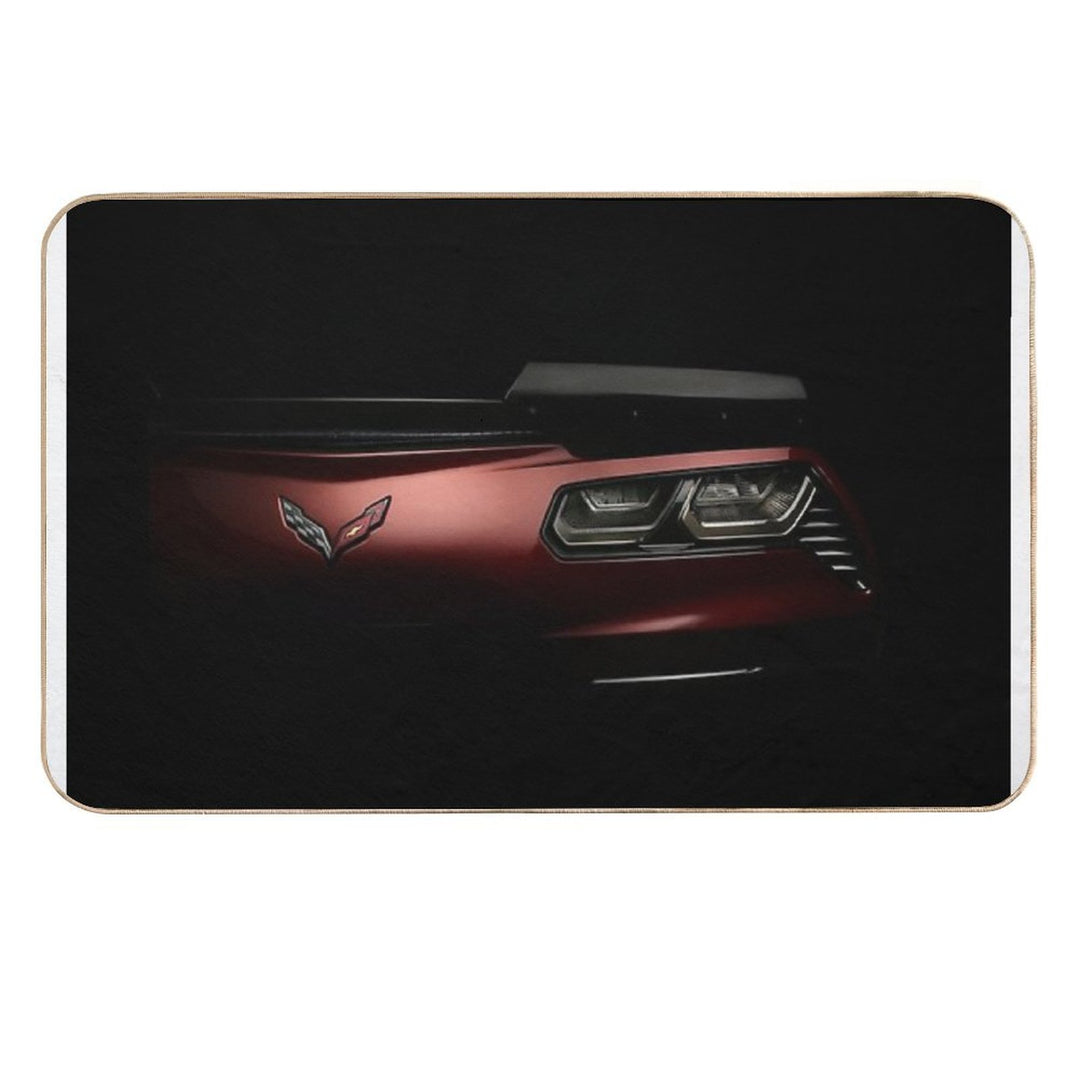 Corvette C7 Z06 Detail 1 - FDL Black  Versatile Bath Mat