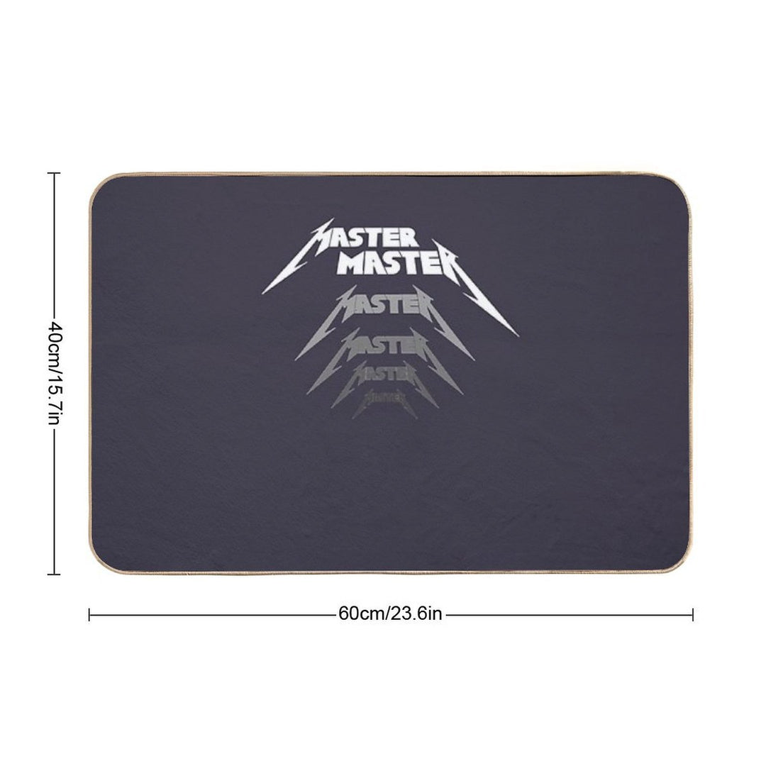 Needed Gifts Music Metallica Lyrics Master Master  Dirt-Trapping Bath Mat