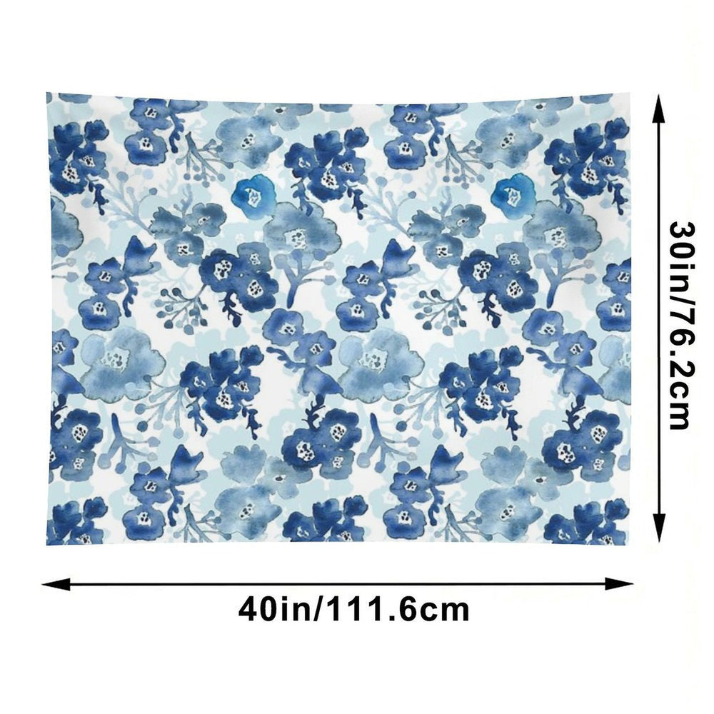 Blooms of Ink Tapestry