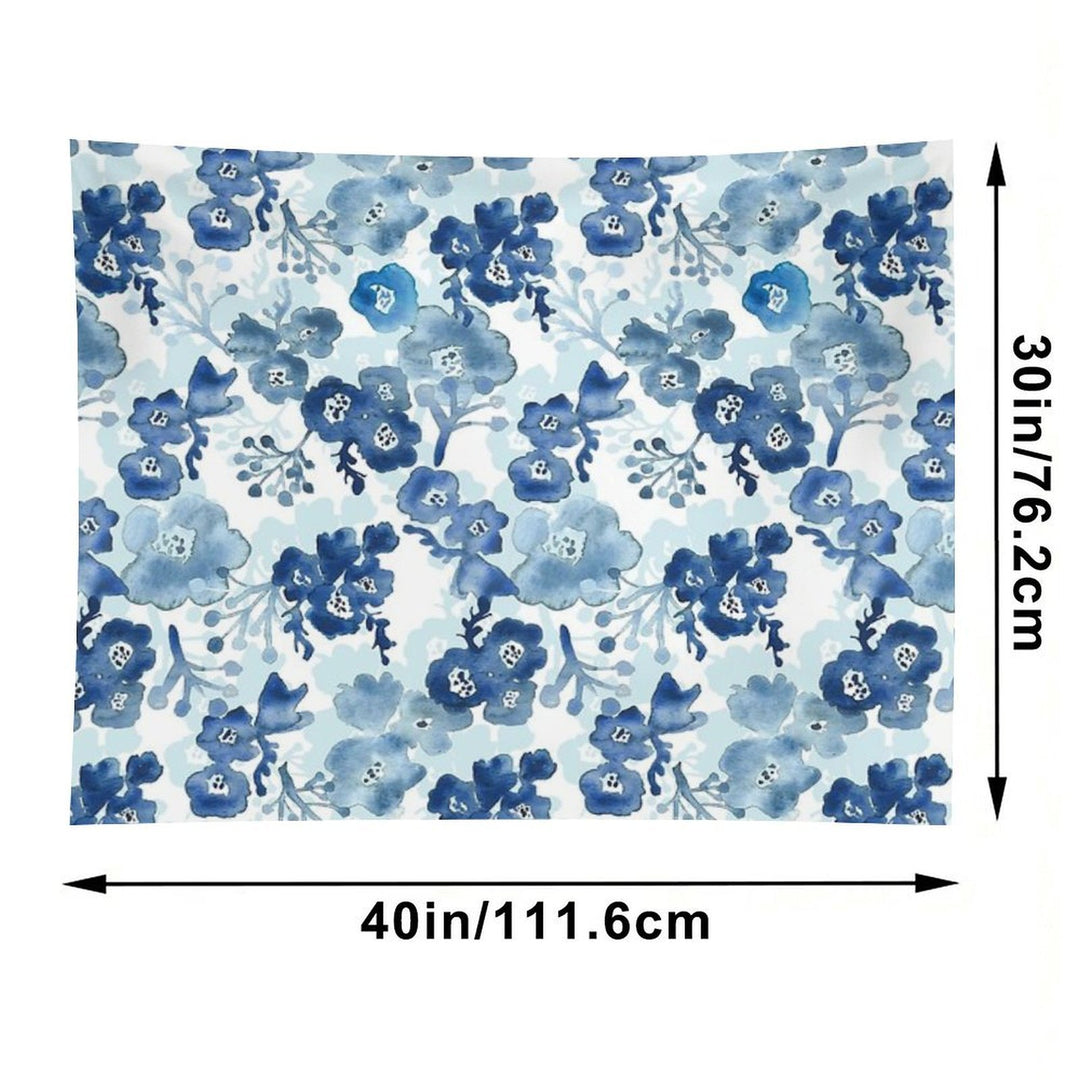 Blooms of Ink Tapestry