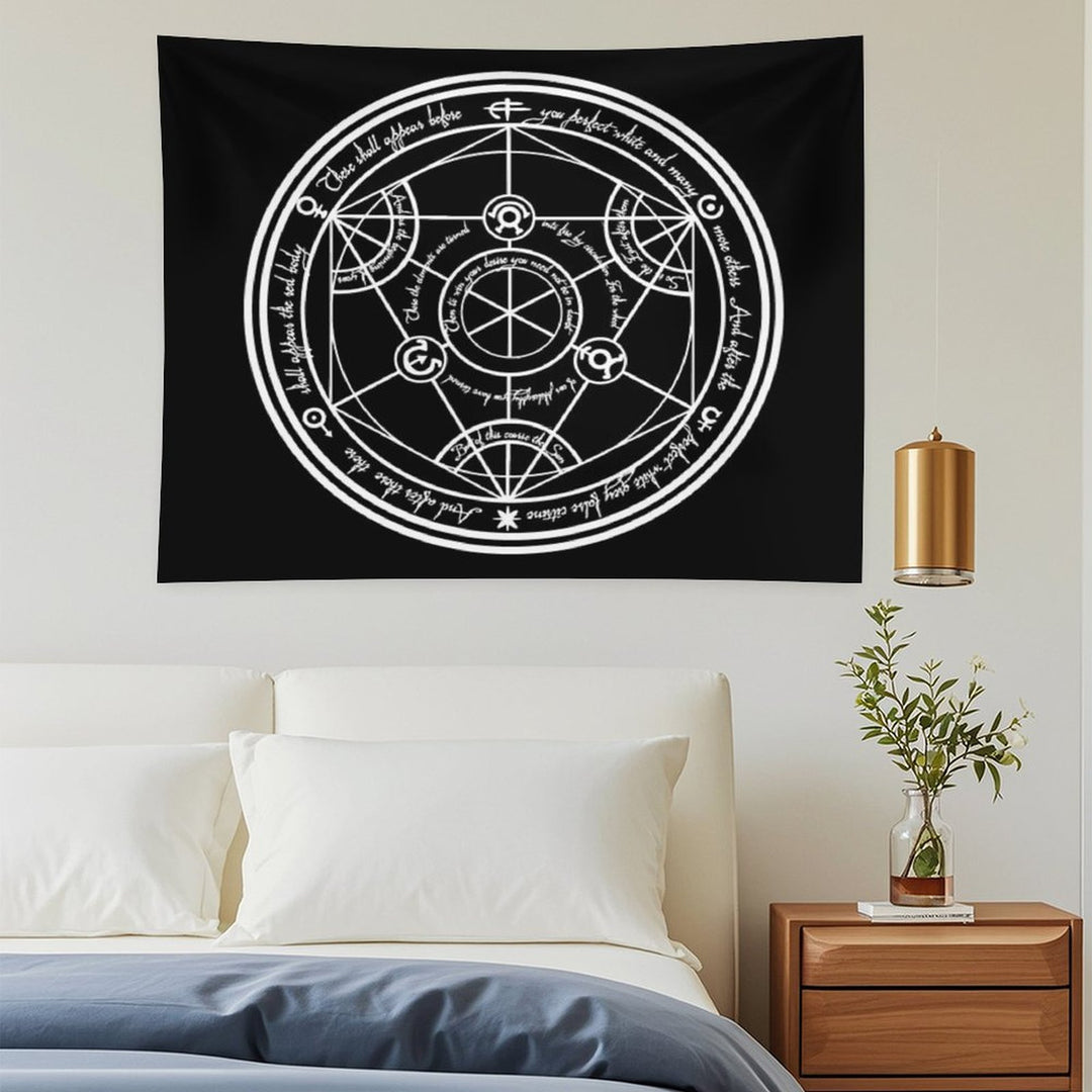 Human Transmutation Circle Tapestry
