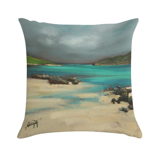 Vatersay And Barra Soft Shrink-Resistant Throw Pillow