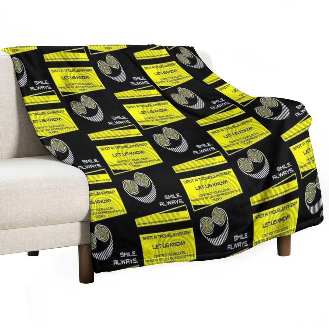 Spot A Troublemaker Versatility Throw Blanket