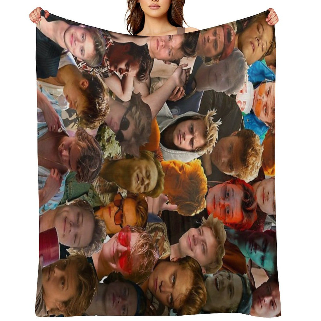 Rudy Pankow Photo Collage Premium Throw Blanket