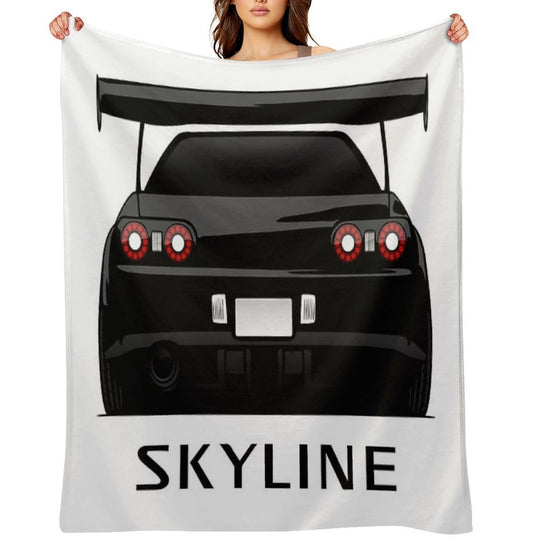 Nissan Skyline GT-R R32 Versatility Throw Blanket