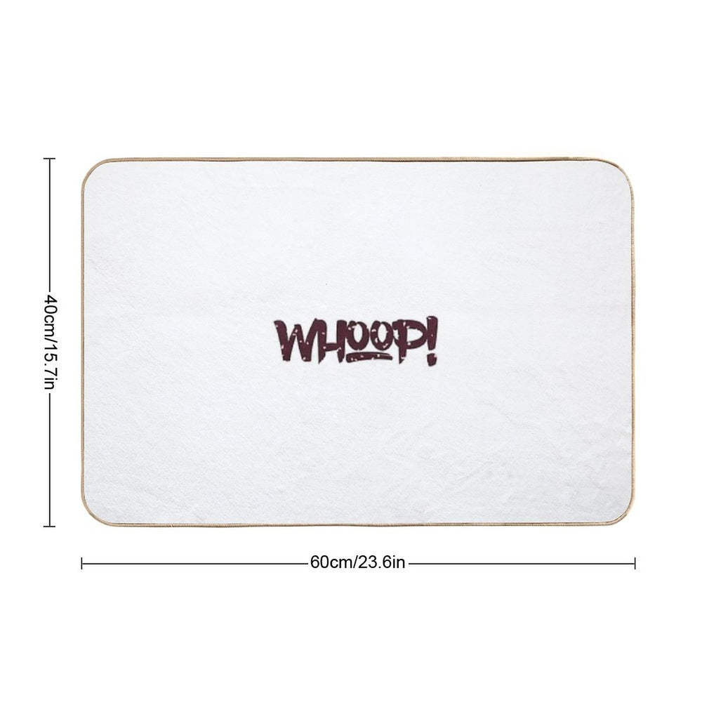 WHOOP! Maroon And Gold Confetti  Repositionable Bath Mat