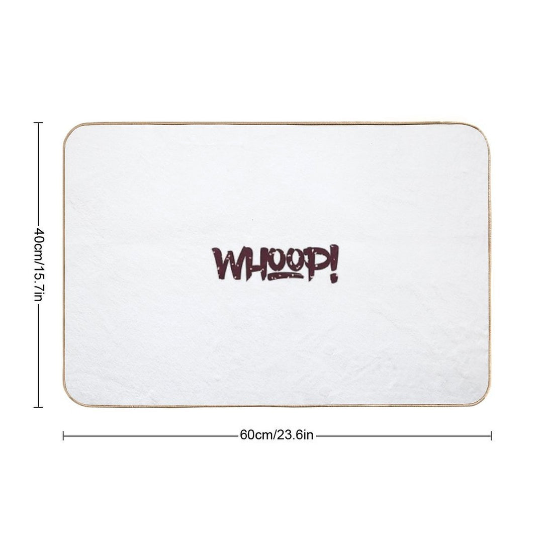 WHOOP! Maroon And Gold Confetti  Repositionable Bath Mat