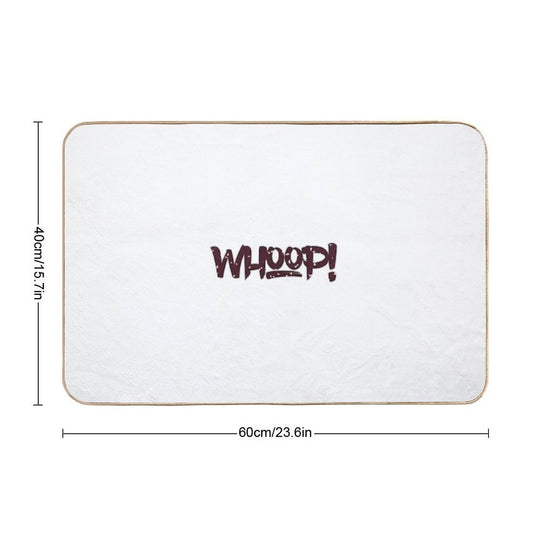 WHOOP! Maroon And Gold Confetti  Repositionable Bath Mat