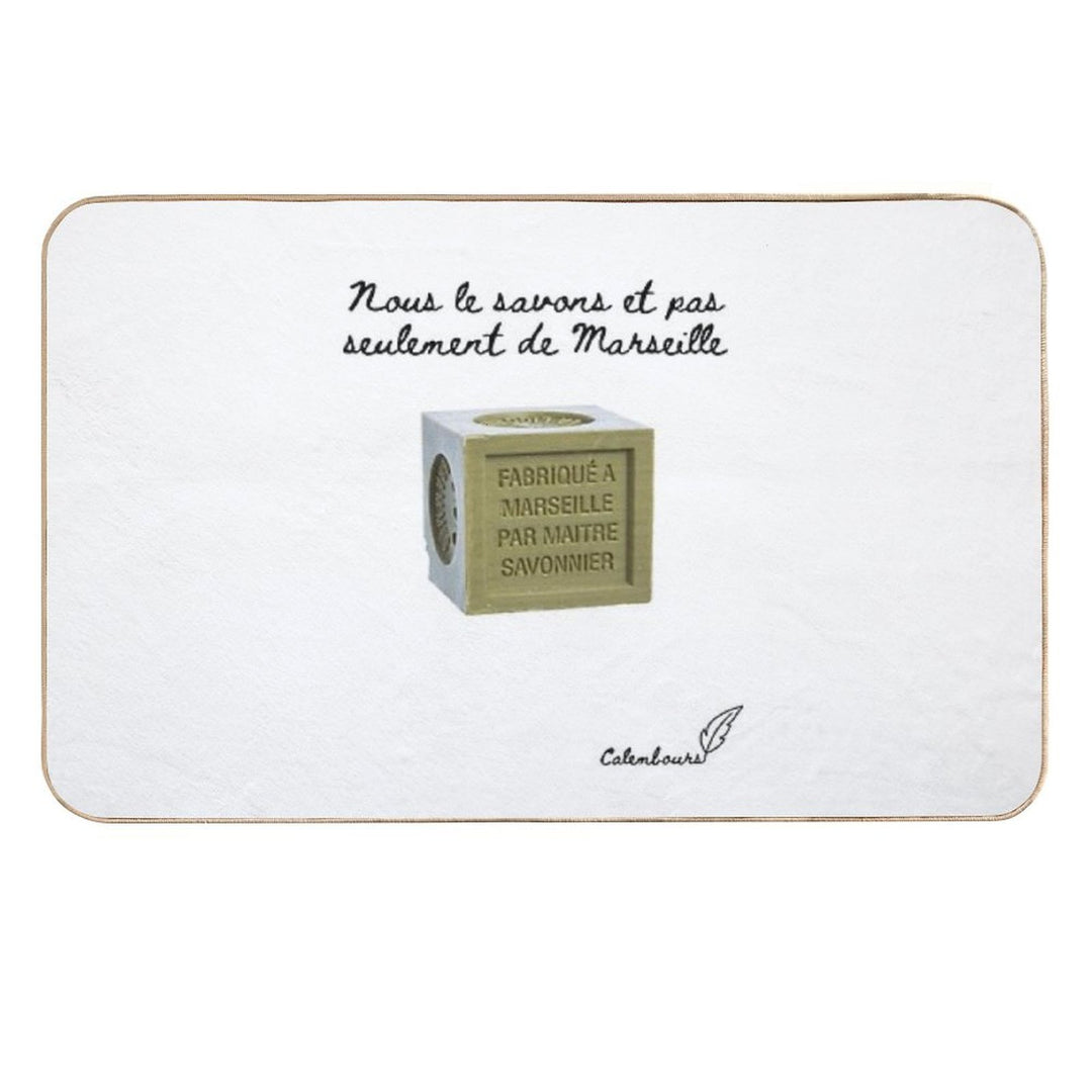 We Know It And Not Only from Marseille  Easy Maintenance Bath Mat