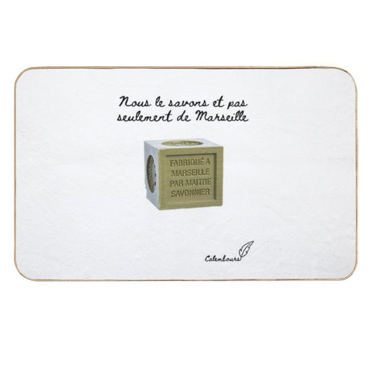 We Know It And Not Only from Marseille  Easy Maintenance Bath Mat