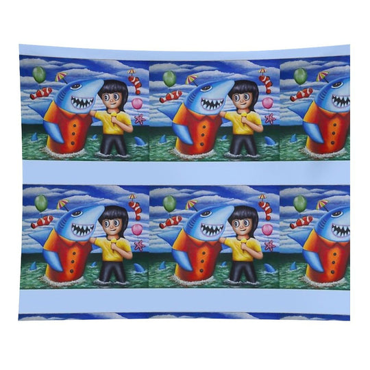 Go to The Sea with My Friends 02 Tapestry