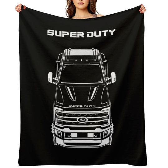 F350 Super Duty 2023-2024 Anti-pilling Throw Blanket