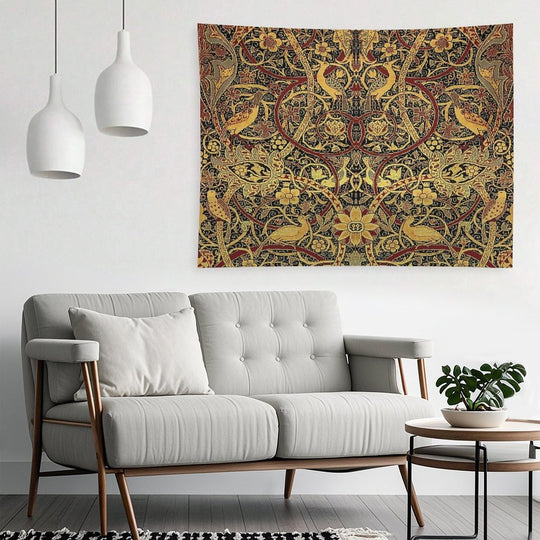 William Morris Bullerswood Vintage Floral Pattern Tapestry