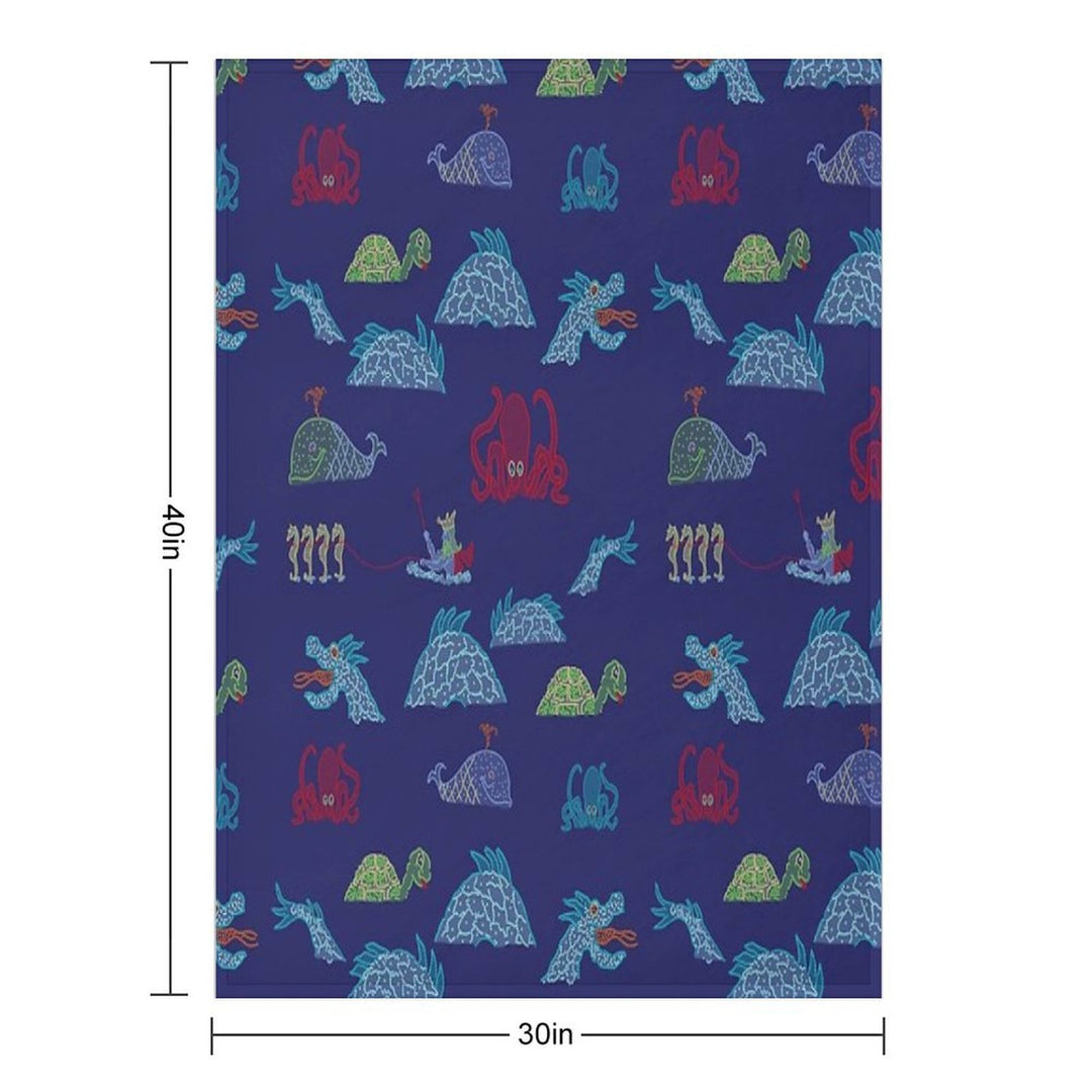 Electrical Water Pageant Comfort Throw Blanket