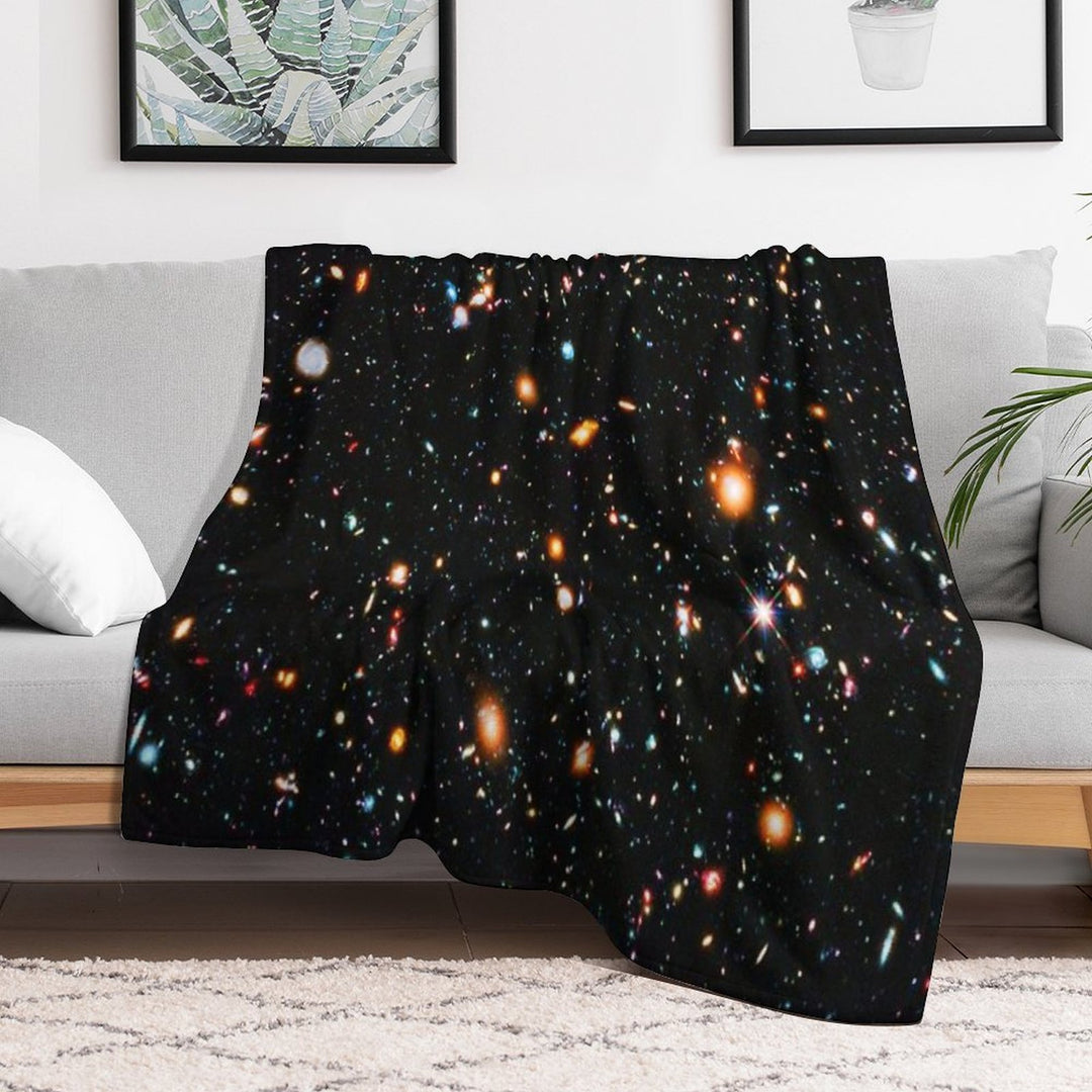 Hubble Extreme Deep Field Sustainable Throw Blanket