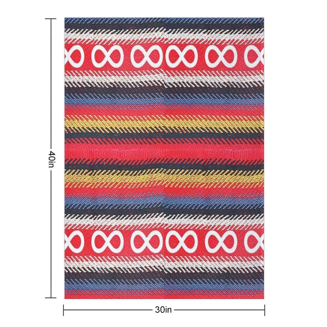 Infinity Sash Velvety-soft Throw Blanket