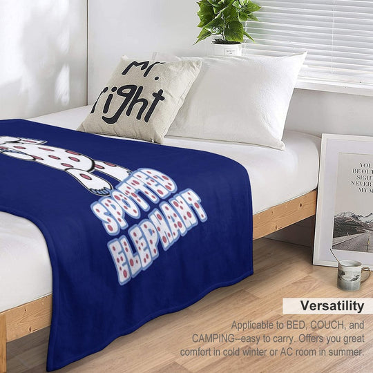 Spotted Elephant Misfit Toy Velvety-soft Throw Blanket