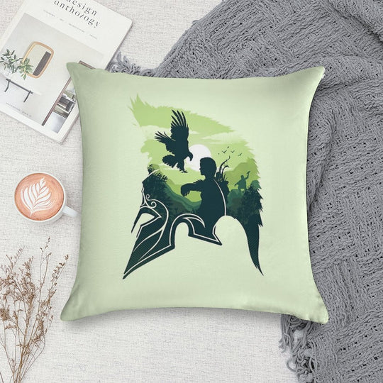 Eagle Bearer Warrior V2 Soft Warmth Comfort Throw Pillow