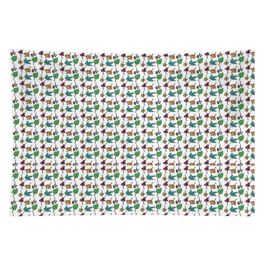 Autumn Leaves Pattern Tapestry