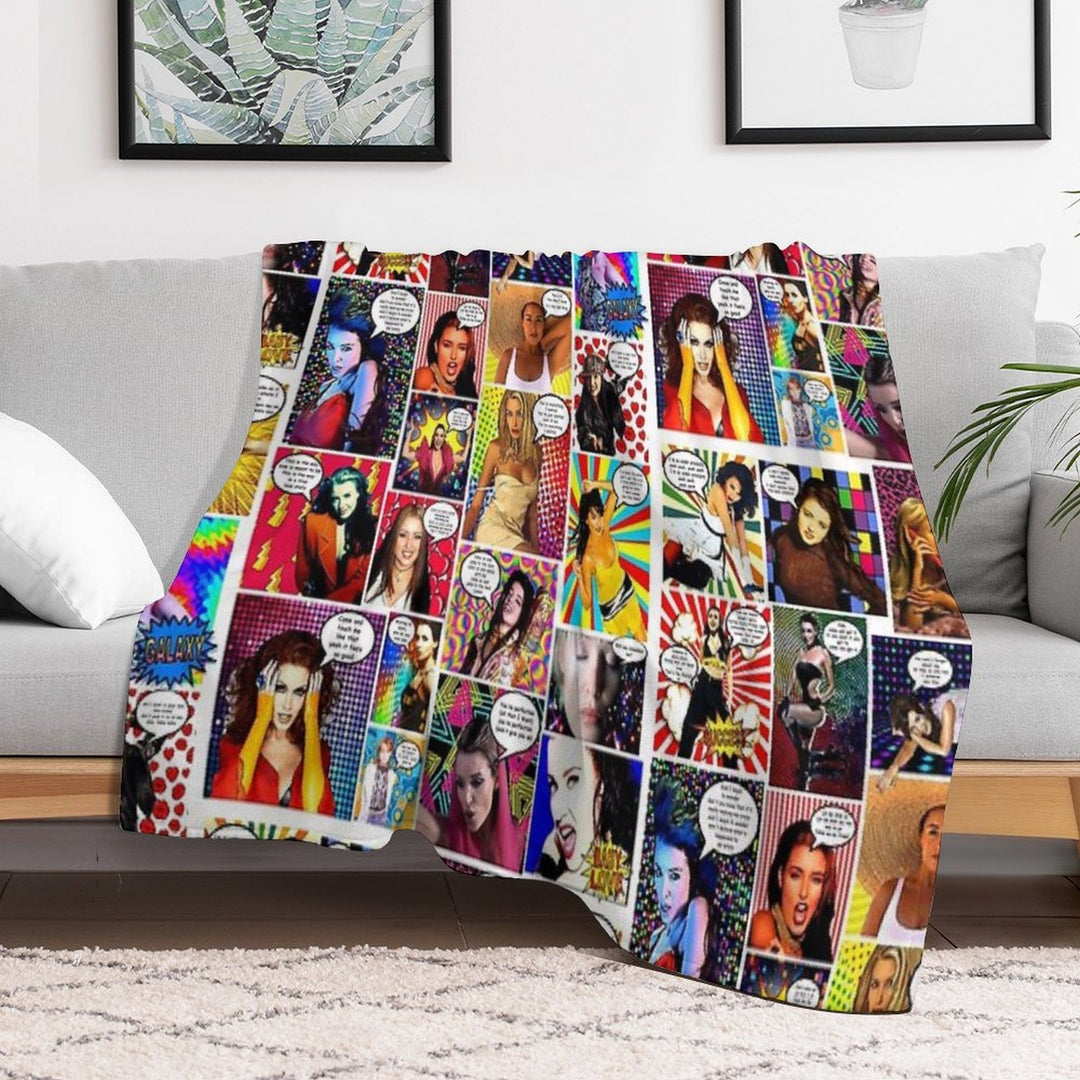 Dannii Minogue Goes Pow WOW #30 All-season Throw Blanket