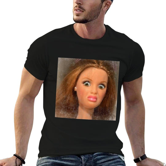 Funny Disgusting Doll Face Meme  Slim-fit Cut T-Shirt