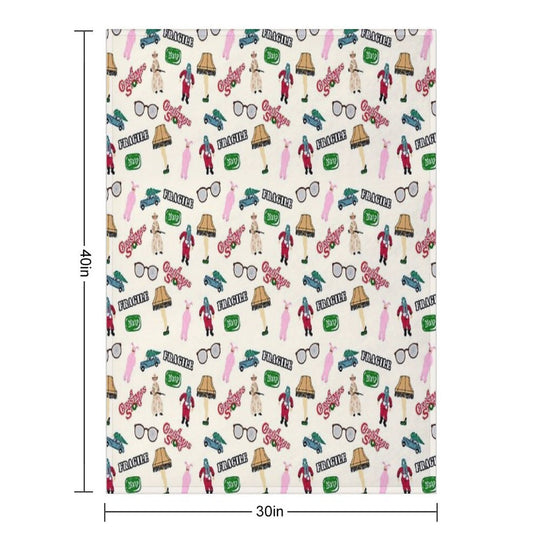 A Christmas Story Anti-pilling Throw Blanket