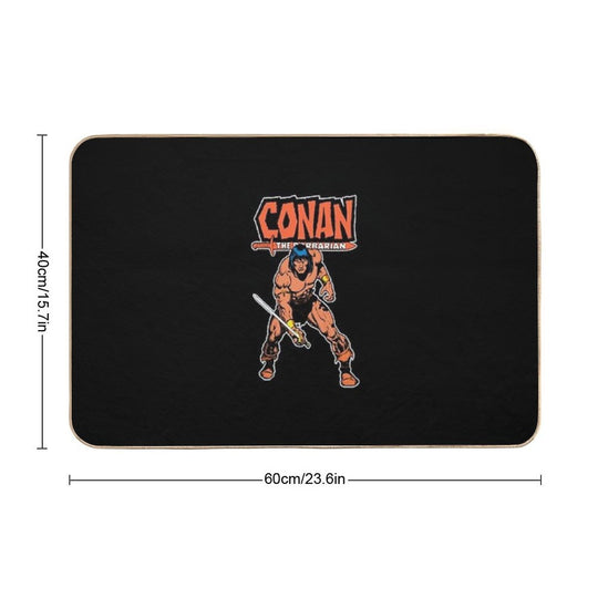 Fantasy T-ShirtThe Barbarian V.2 T-Shirt_by OniSide_  Easy Maintenance Bath Mat