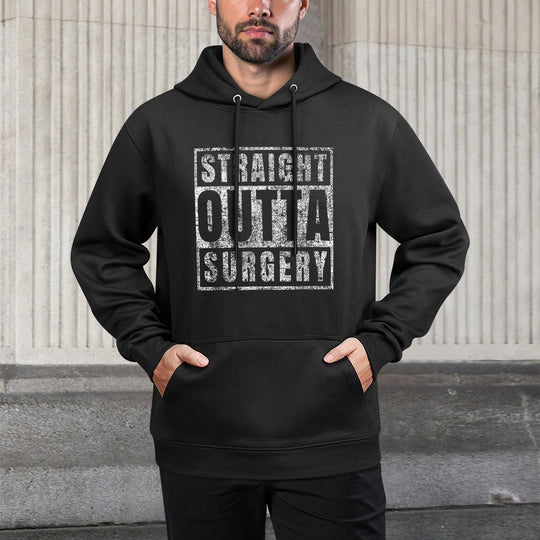 Get Well Soon Gifts Post Surgery Funny Straight Outta Moisture-Wicking Hoodie