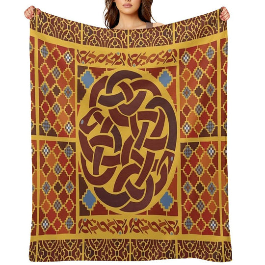Imagining Sutton Hoo Rædwald Versatility Throw Blanket