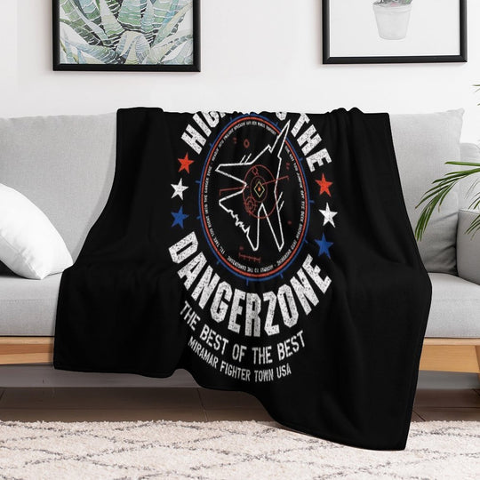 Highway To The Danger Zone Premium Throw Blanket
