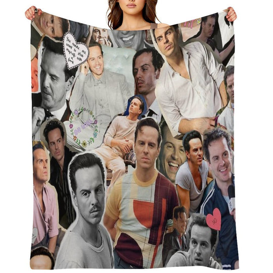 Andrew Scott More Like Andrew Hot Easy Care Throw Blanket