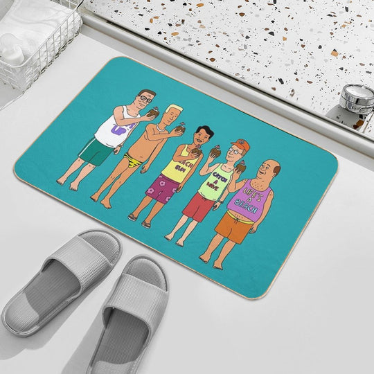 King of The Hill Pool  Non-Slip Bath Mat
