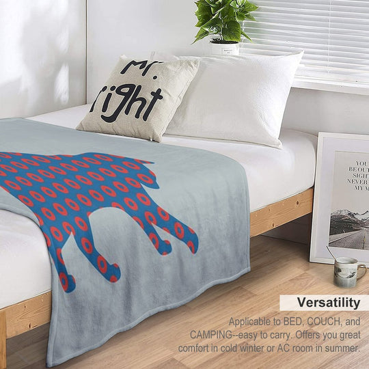 Phish Your Pet Cat Donuts Gift-ready Throw Blanket