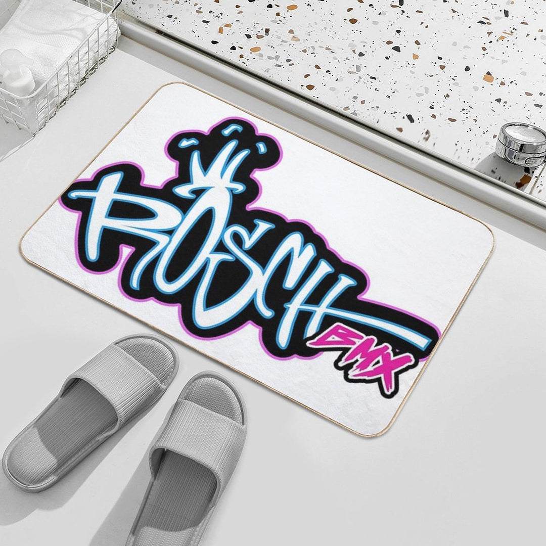Rosch BMX Graffiti  Absorbent Bath Mat