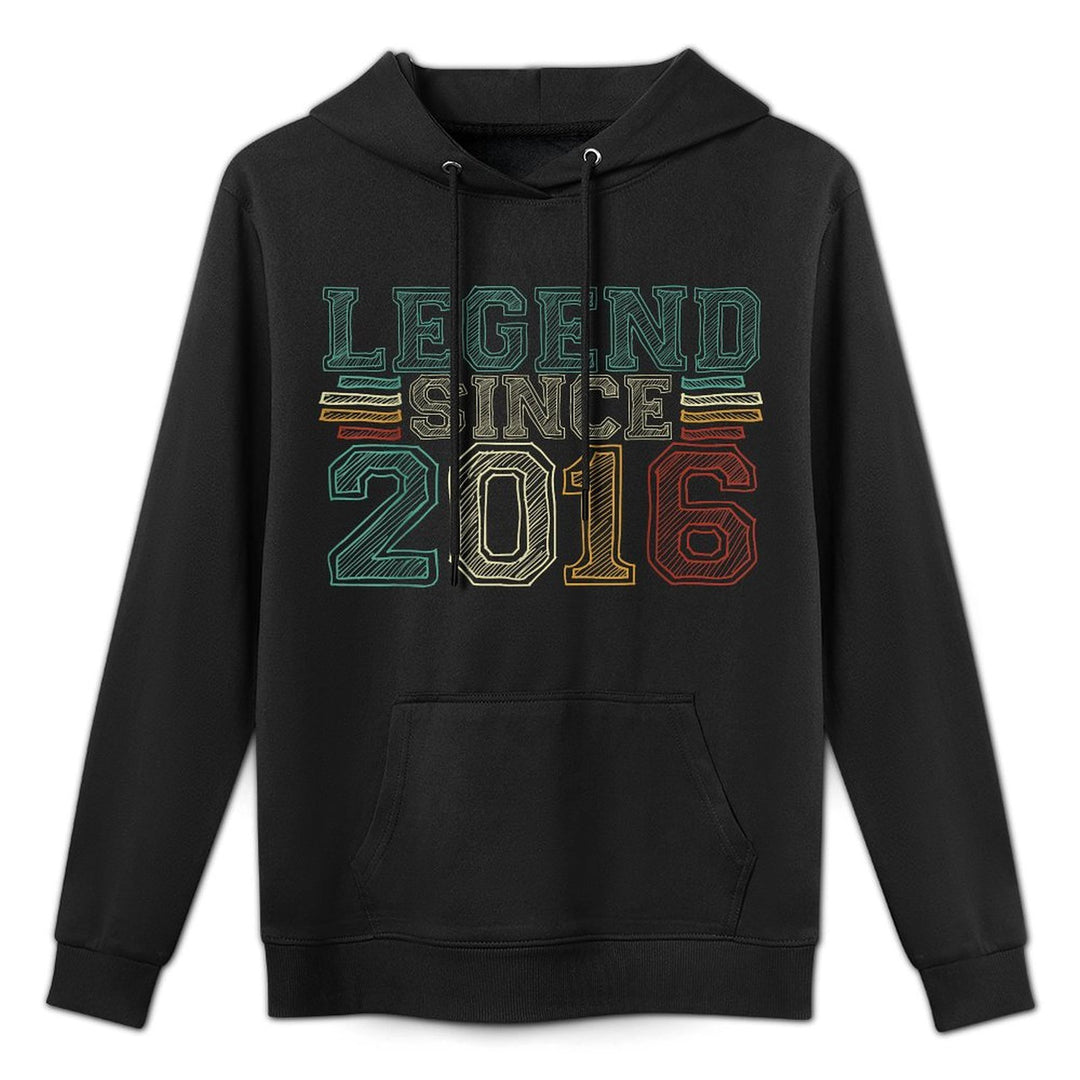 9 Years Old Legend Since 2016 9th Birthday Layering Staple Hoodie