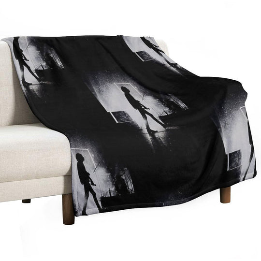 The 1975 Band Travel-friendly Throw Blanket