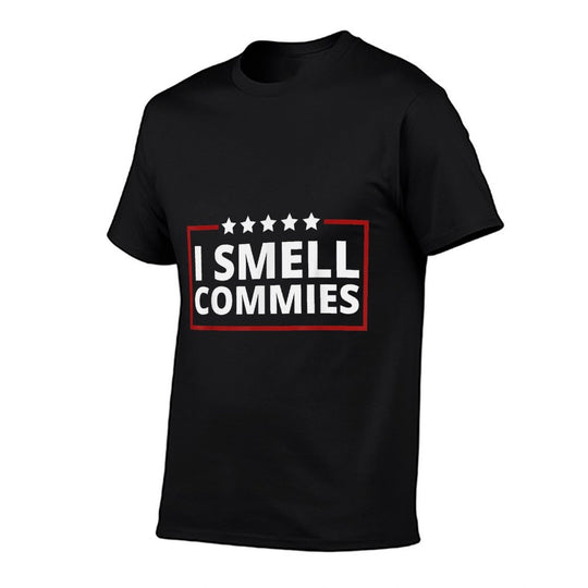 I Smell Commies Funny Political Humor Saying  Polyester Blend T-Shirt