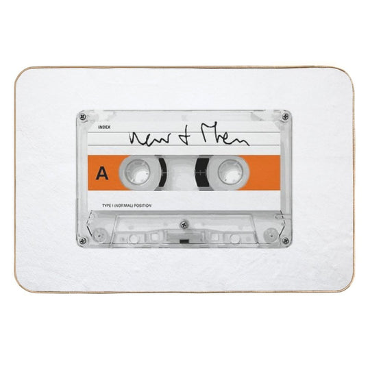 Now And Then - Cassette  Eco-Friendly Bath Mat