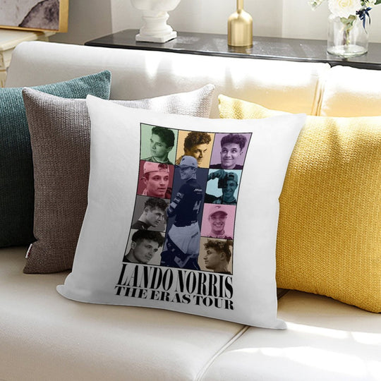 Lando Norris  The Eras Tour Soft Warmth Comfort Throw Pillow