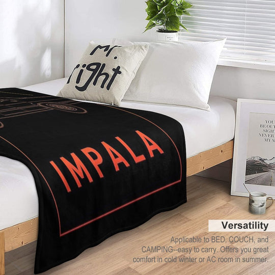 Supernatural 1967 Chevy Impala Comfort Throw Blanket
