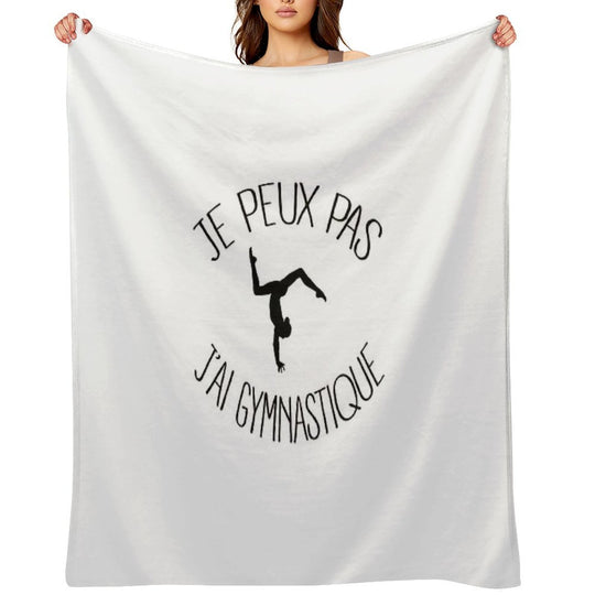 I Can Not I Have Gymnastics Lightweight Throw Blanket