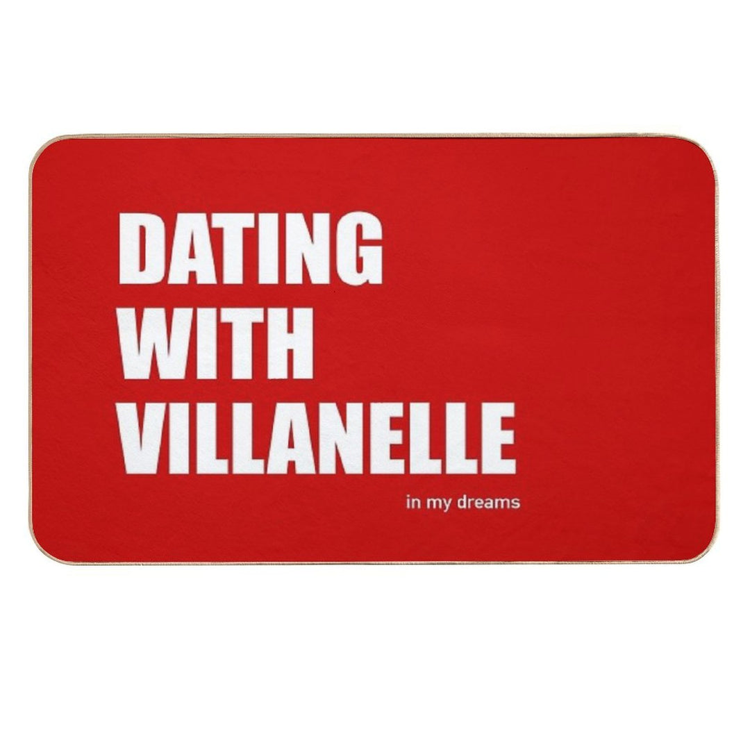 Dating with Villanelle Killing Eve  High-Traffic Bath Mat