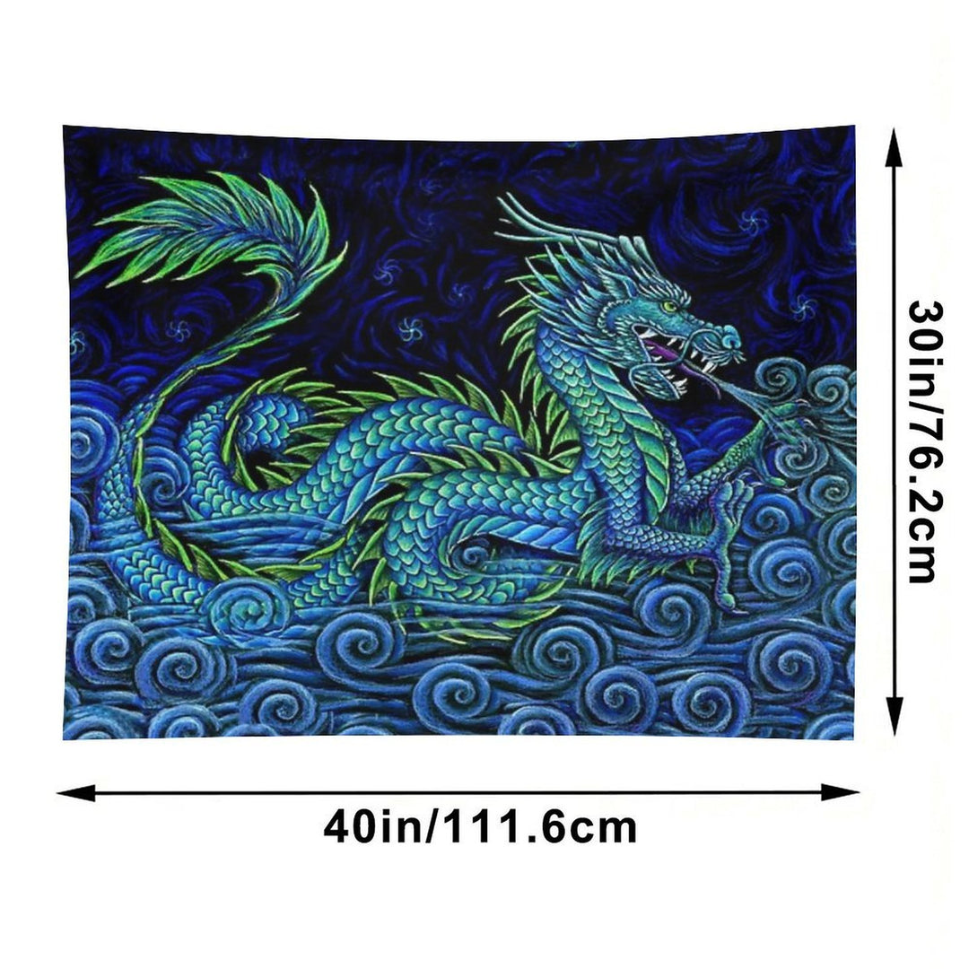 Chinese Azure Dragon Tapestry