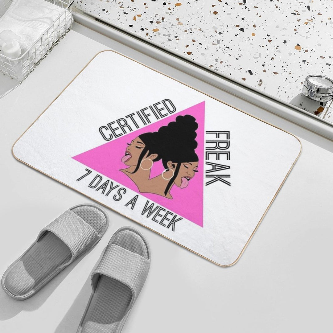 Certified Freak 7 Days A Week WAP Cardi & Megan  Anti-Trip Bath Mat