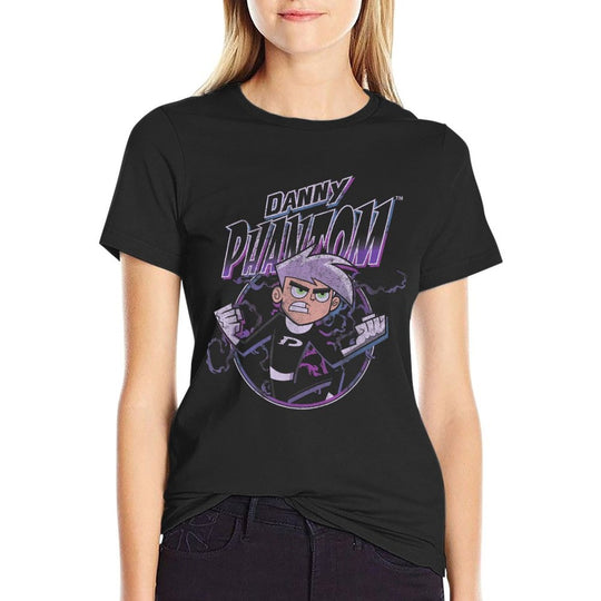 Danny Phantom Dark Super Neon Portrait  Vintage-inspired T-Shirt