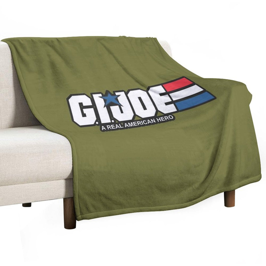 GiJoe Logo Travel-friendly Throw Blanket